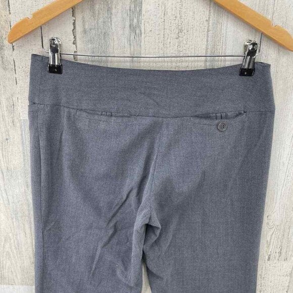 Samantha Trouser Pants Womens Juniors 3 Gray Straight Leg Flare Polyester Y2K 90 - Picture 4 of 7